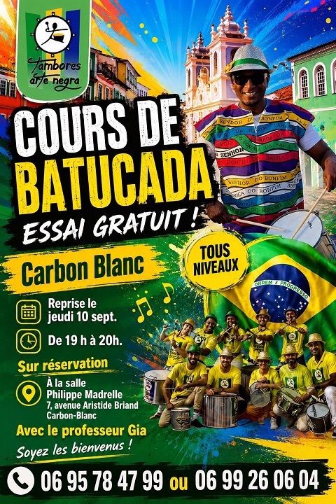 fiche des cours de batucada